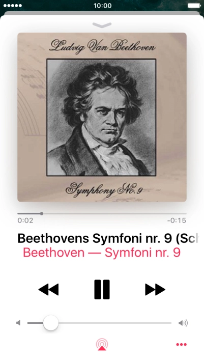 Press arrow right to go to the next audio file.