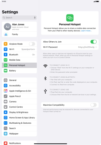 Slide your finger upwards starting from the bottom of the screen to return to the home screen.