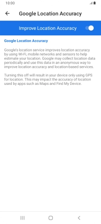 If you press the indicator next to 