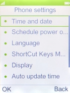 Select Auto update time.