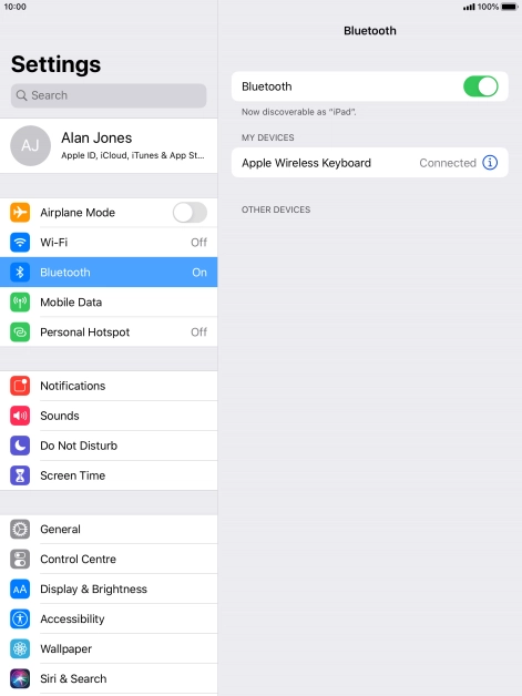 Press the Home key to return to the home screen.