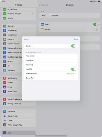 Press Authentication.