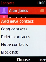 Select Copy contacts.