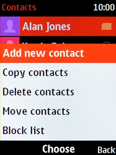 Select Copy contacts.