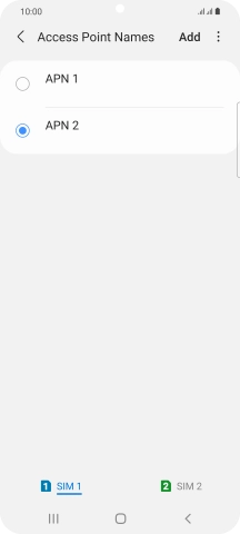 Press the Home key to return to the home screen.