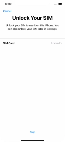 Press SIM Card.