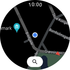 Press the search icon.