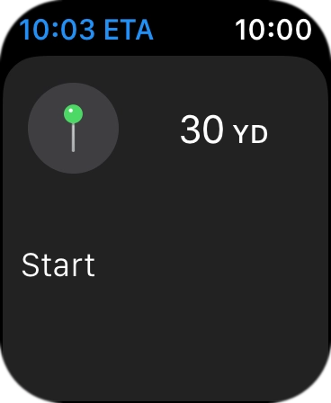 Follow the instructions on the screen to go to the required destination.