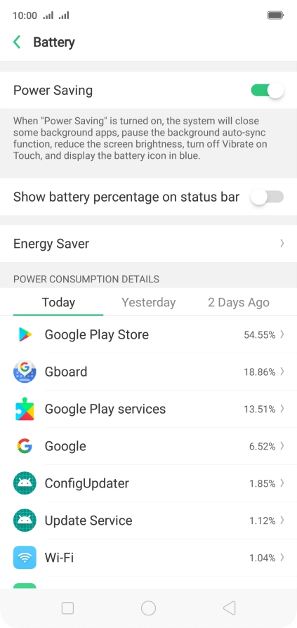 Press the Home key to return to the home screen.