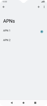 Press the Home key to return to the home screen.