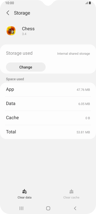 Press the Home key to return to the home screen.