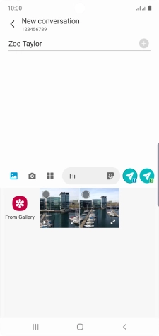 Press From Gallery and go to the required folder.