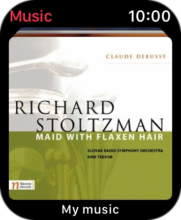 Slide your finger downwards starting from the top of the screen to see the menu.