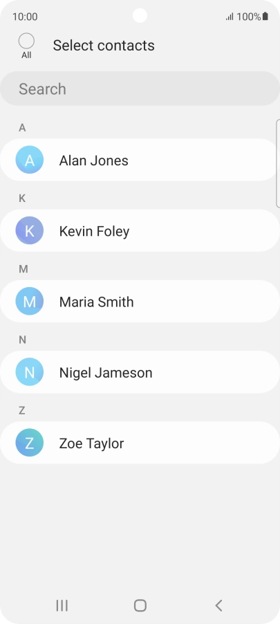 Press the field above 