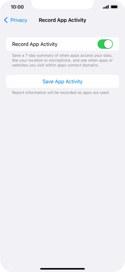 Press Save App Activity.