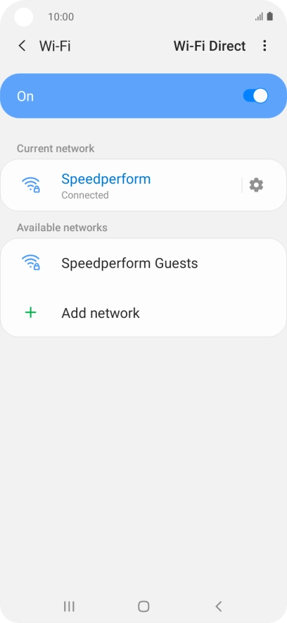 Press the Home key to return to the home screen.