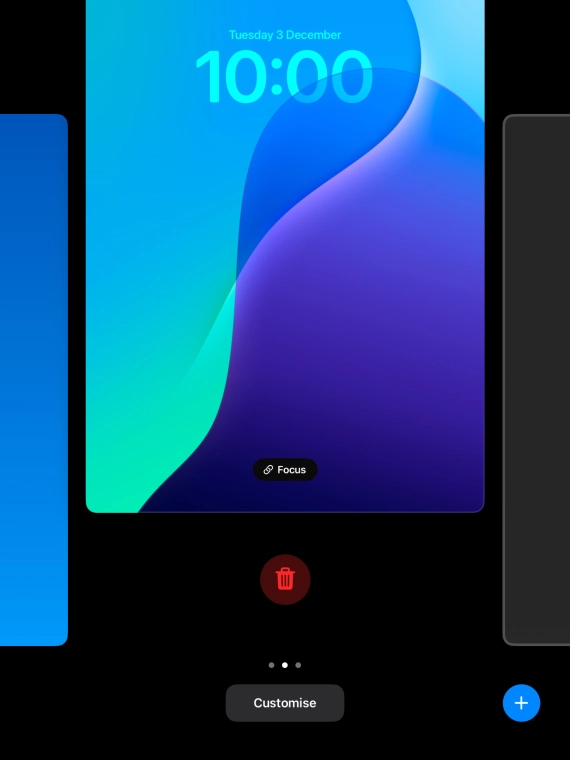 Press the delete icon.