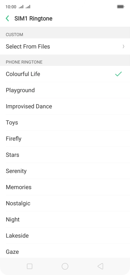Press Select From Files.