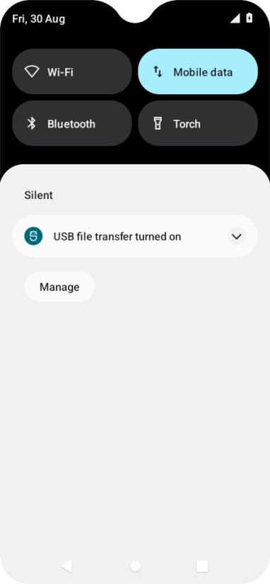 Press the drop down list.