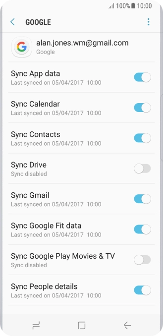 Press the Home key to return to the home screen.