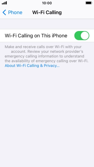 Press the Home key to return to the home screen.