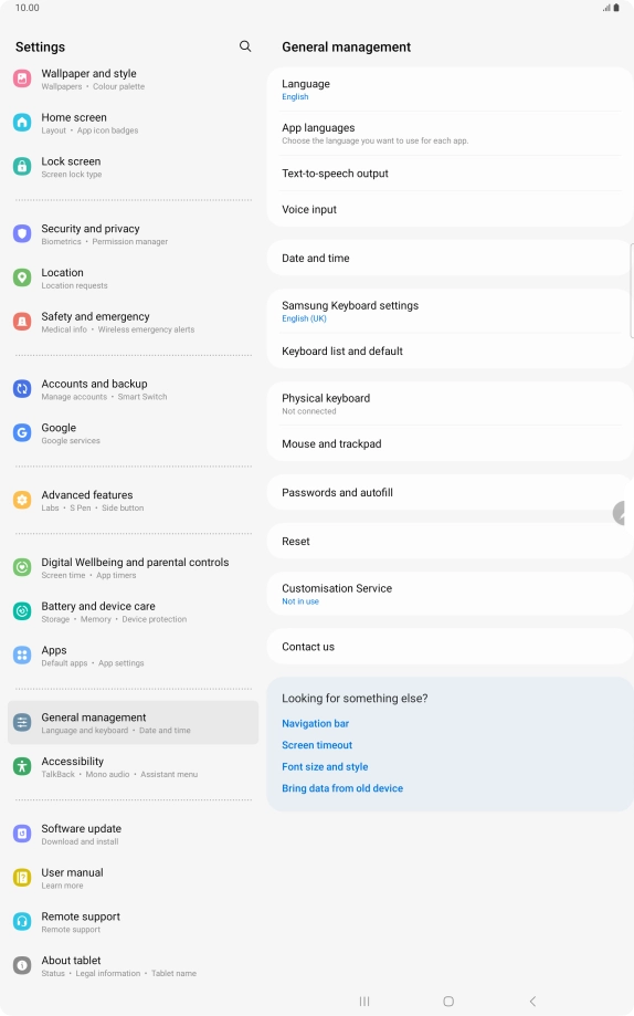 Press Date and time.