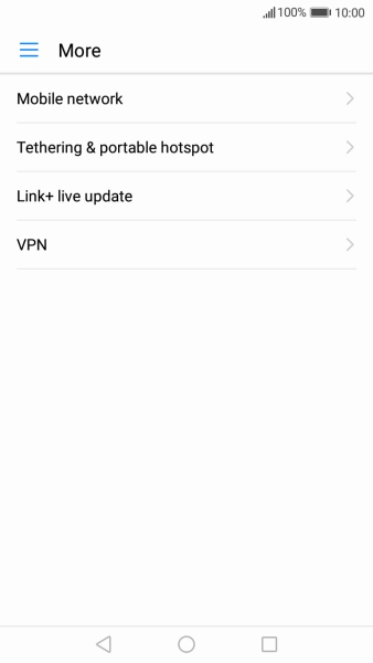Press Mobile network.