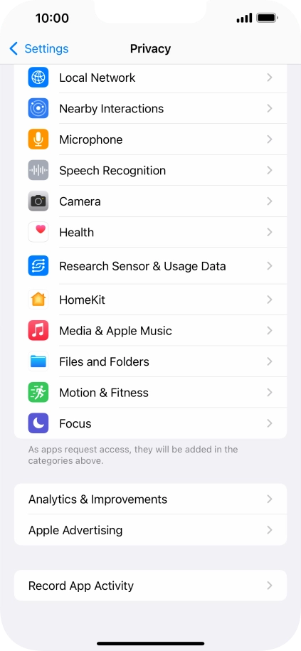 Press Record App Activity.
