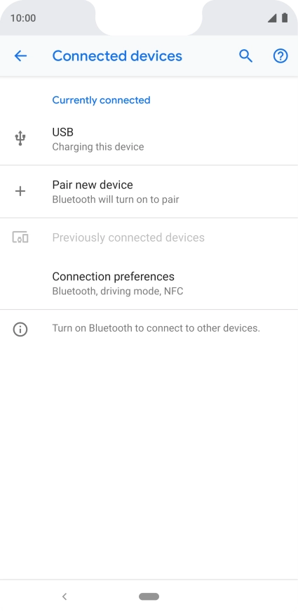 Press Connection preferences.