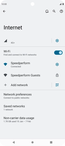 Press the Home key to return to the home screen.