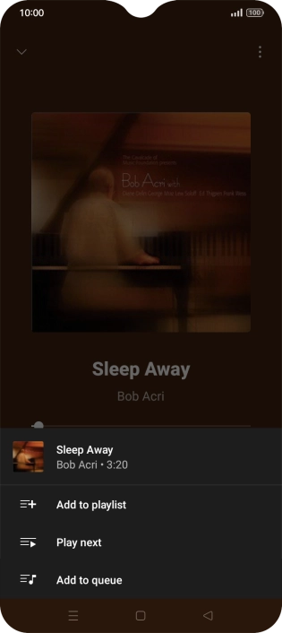 Press Add to playlist.