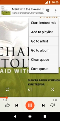 Press Add to playlist.