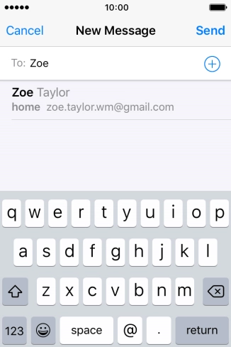 Press the required contact.