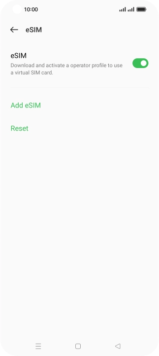 Press Add eSIM.