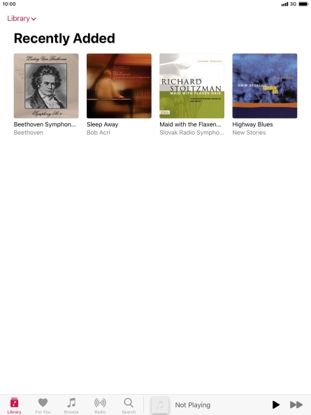 Press the drop down list.