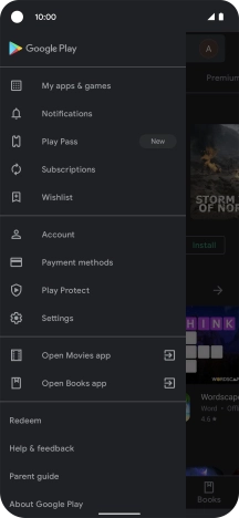 Press My apps & games.