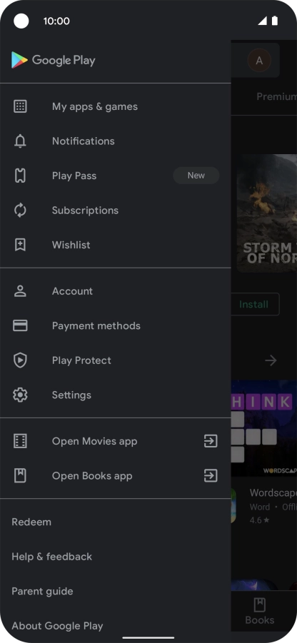 Press My apps & games.
