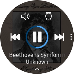 Press the volume icon.