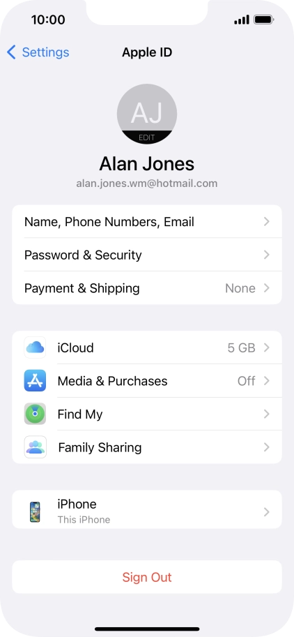 Slide your finger upwards starting from the bottom of the screen to return to the home screen.
