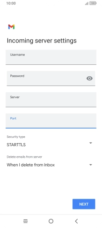 Press the drop down list below 