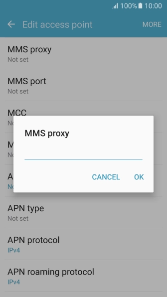 Key in 10.202.002.060 and press OK.