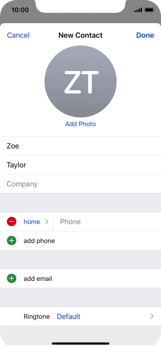 Press Phone and key in the required phone number.