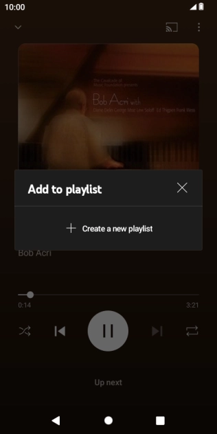 Press Create a new playlist.