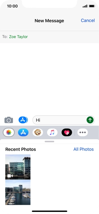 Press All Photos and go to the required folder.