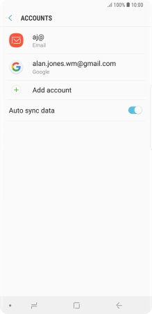 Press the Home key to return to the home screen.