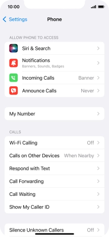 Press Show My Caller ID.