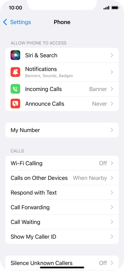 Press Show My Caller ID.