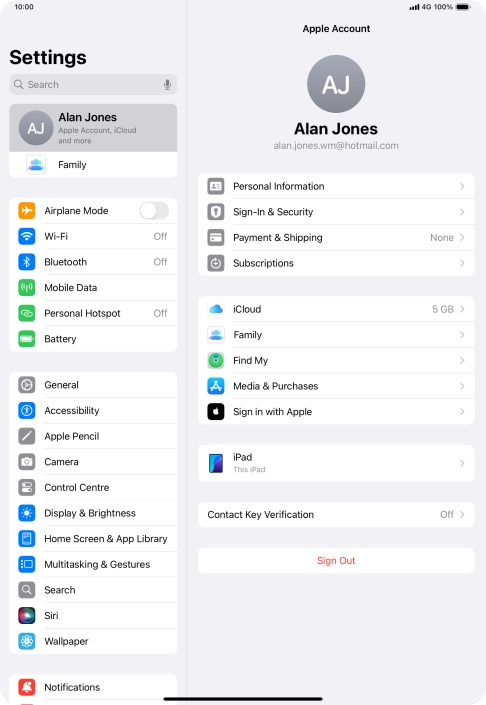 Slide your finger upwards starting from the bottom of the screen to return to the home screen.