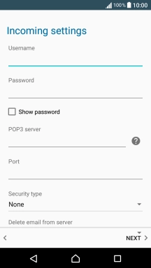 Press the field below 