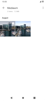 Press and hold any picture or video.